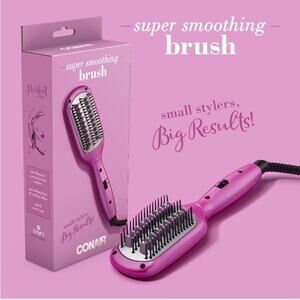Conair Pink Smoothing Frizz Shine Hair Styling